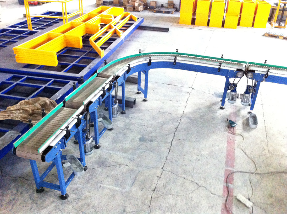 Modüler Bantlı Konveyörler